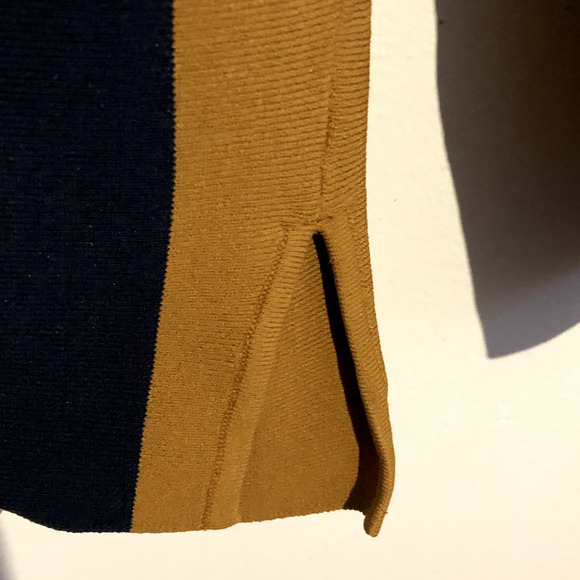 Apiece Apart Colorblock Striped Knit Long Sleeve Sweater Medium - Picture 7 of 8